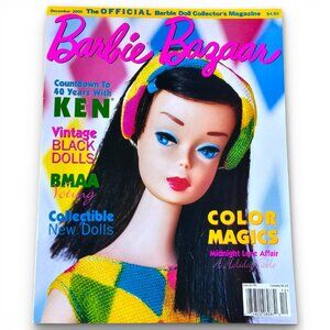 Barbie Bazaar Magazine Vintage Black Dolls Ken December 2000 Volume 12 Issue 6